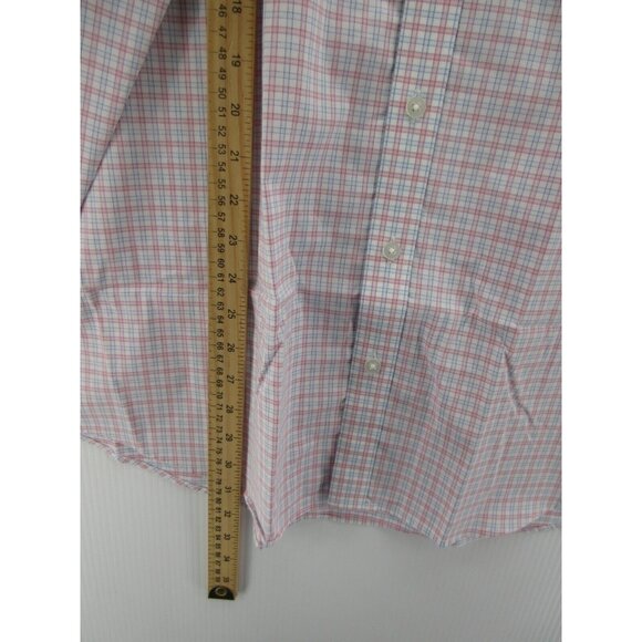 NEW Twillory Shirt 18 Button Up Performance Non Iron Plaid Flip Cuff - Picture 6 of 13